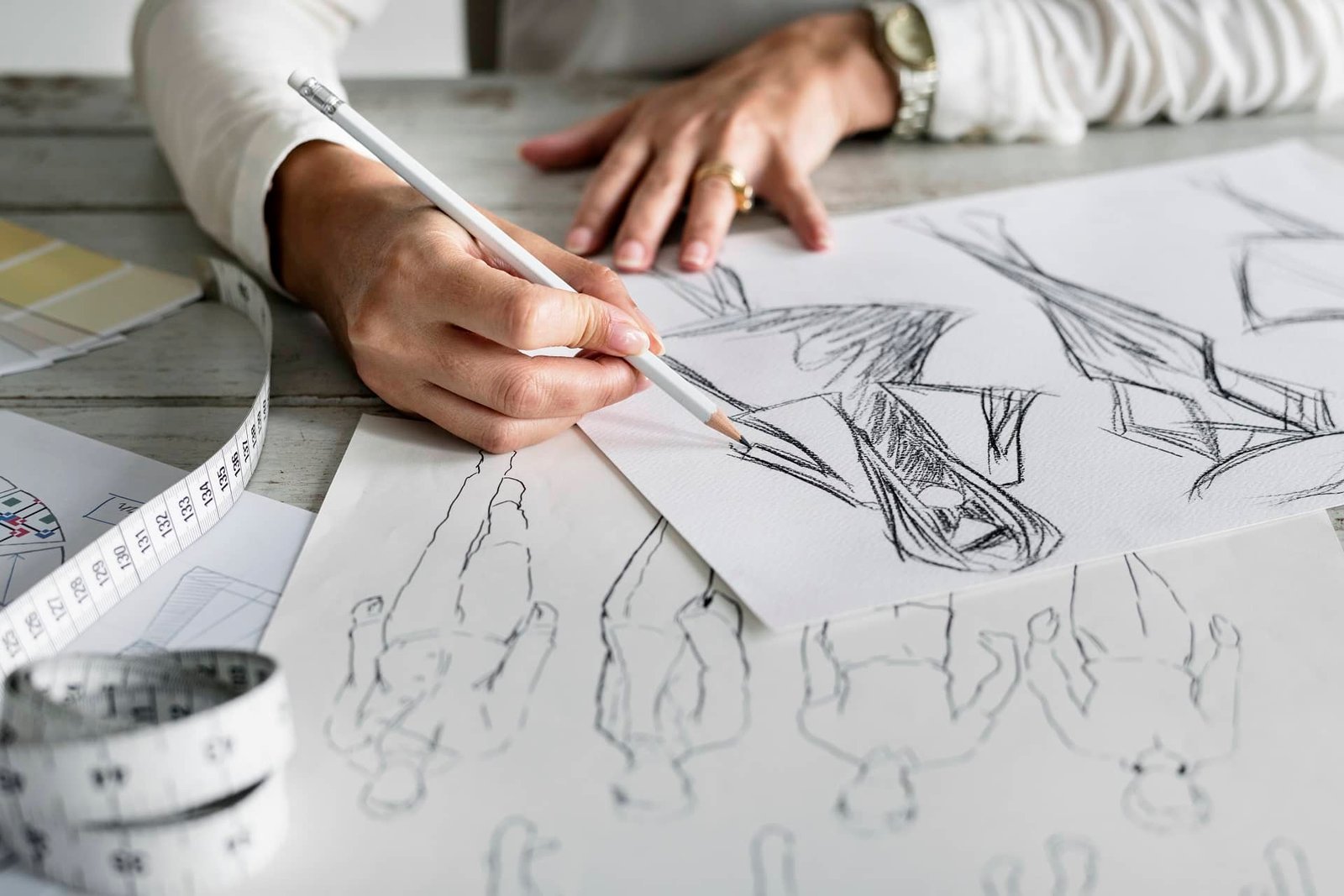 types of sketching